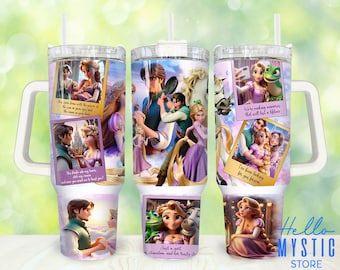 Cartoon Characters 40oz Tumbler Png, Princess and Prince Tumbler 40oz Png, Cartoon 40 oz Tumbler Wrap, Princess 40 oz Tumbler Png