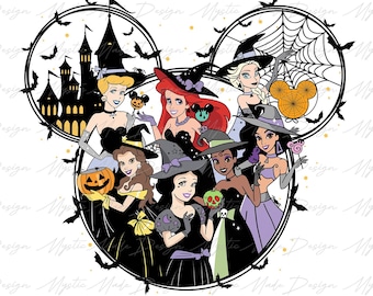 Horror Characters Png, Horror Witch Png, Halloween Princess Png, Halloween Movies Png, Halloween Horror Movies Sublimation Design