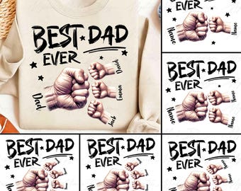 Custom Dad Fist Bump Set Png, Baby Toddler Kid Dad Fist Bump Png, Fathers Day Png, Father Hand Png, Dad Fist Bump Png, Father and Son Png