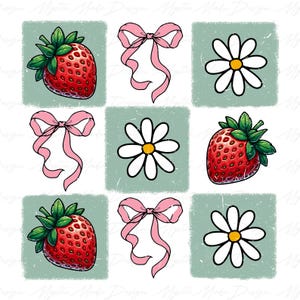 Strawberry Festival 1968 Png, Strawberry Png, Strawberry Coquette Png, Strawberry Bow Png, Trendy Strawberry Png, Strawberry Fest Png