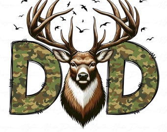 Retro Hunter Dad Png, Deer Hunting Png, Camouflage Hunting Png, Best Buckin Dad Ever Png, Deer Dad Png, Fathers Day Gift, Fathers Day Png