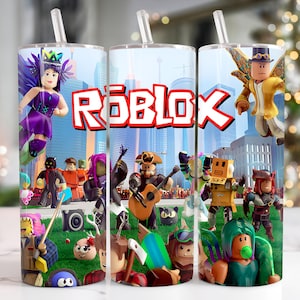 Cartoon Characters 20oz Tumbler Png, Game Tumbler 20oz Png, Game Characters 20 oz Tumbler Wrap, Game 20 oz Skinny Tumbler Png