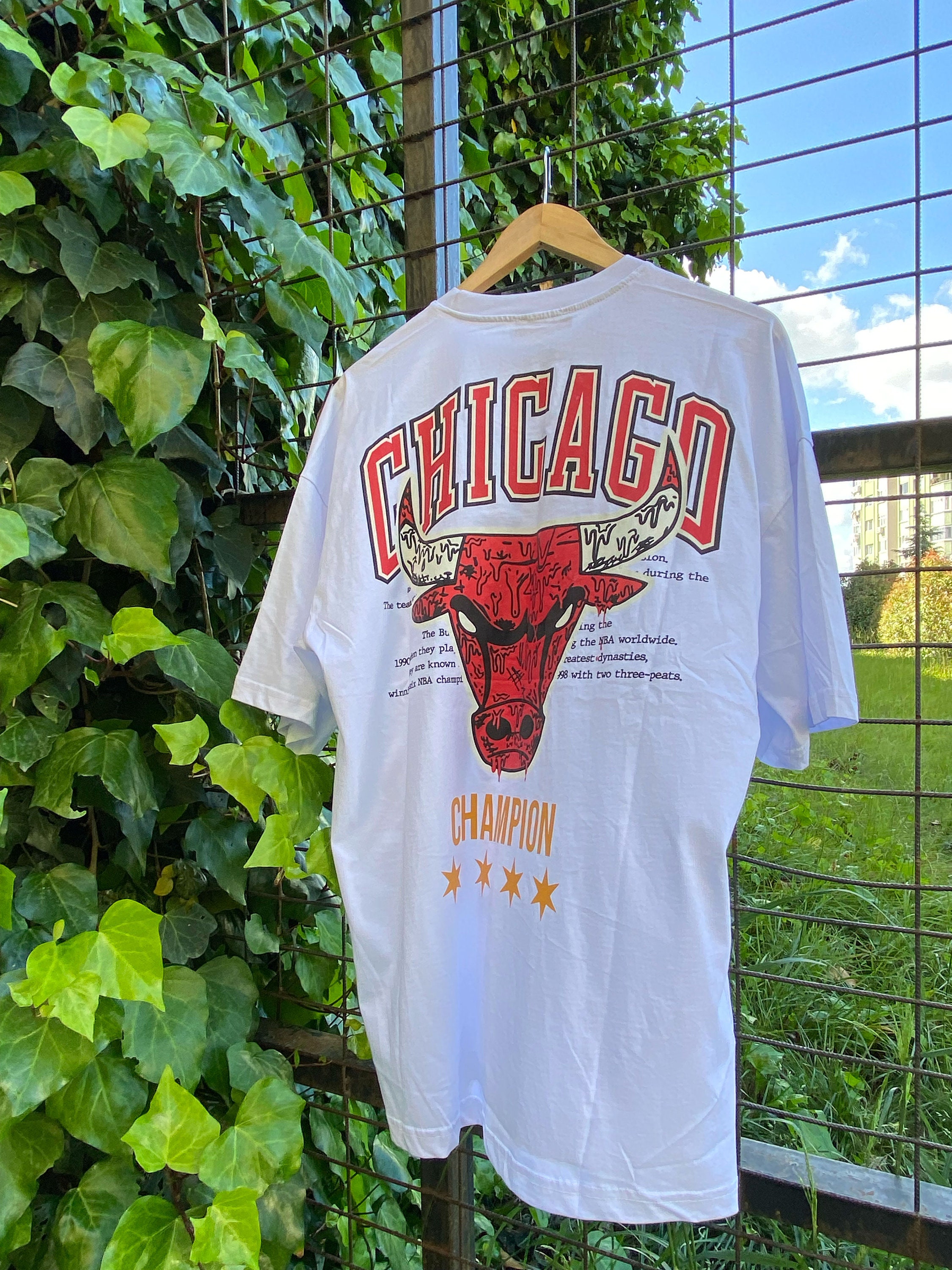 1991 Chicago Bulls 'NBA World Champs' Logo T-Shirt