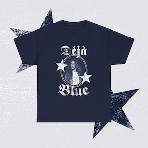 Bleu déjà | T-shirt inspiré de la tournée Cowboy Carter