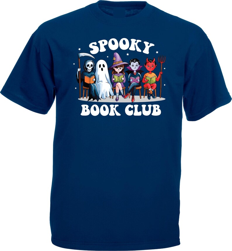 Halloween Tshirt, Spooky Book Club Tee, Halloween Party Shirt, Spooky