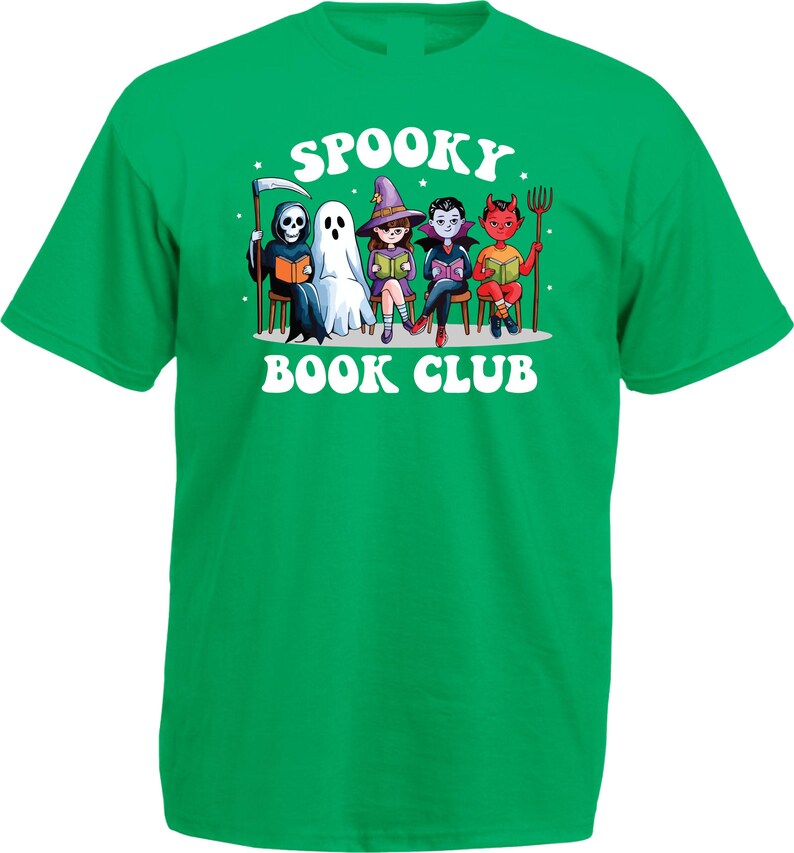 Halloween Tshirt, Spooky Book Club Tee, Halloween Party Shirt, Spooky