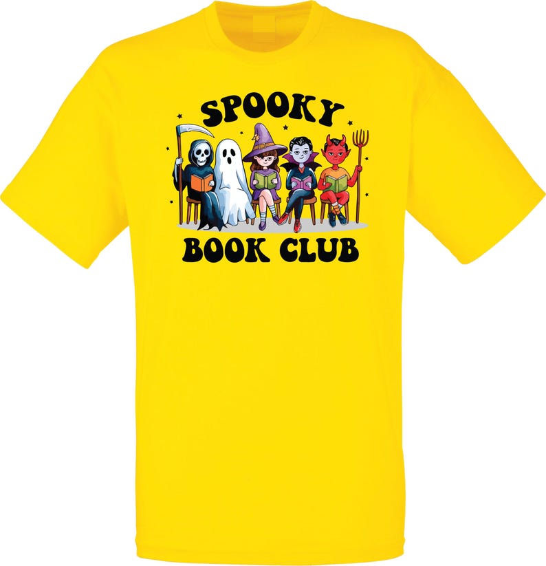Halloween Tshirt, Spooky Book Club Tee, Halloween Party Shirt, Spooky