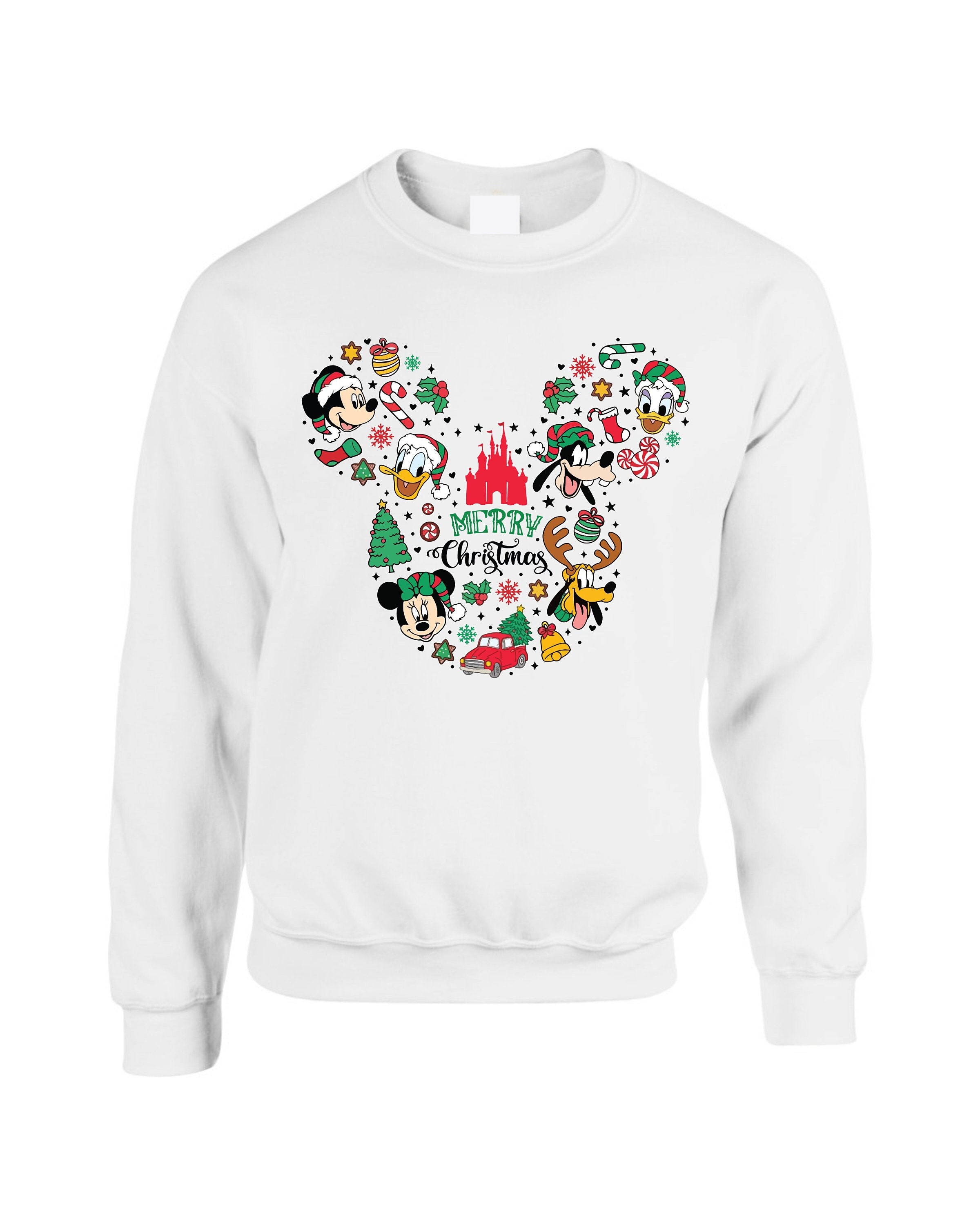 Disney christmas sweatshirts for cheap adults