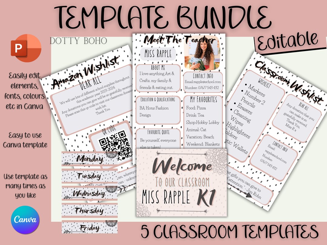 Classroom Decor Bundle Back to School Bundles Routines - Etsy