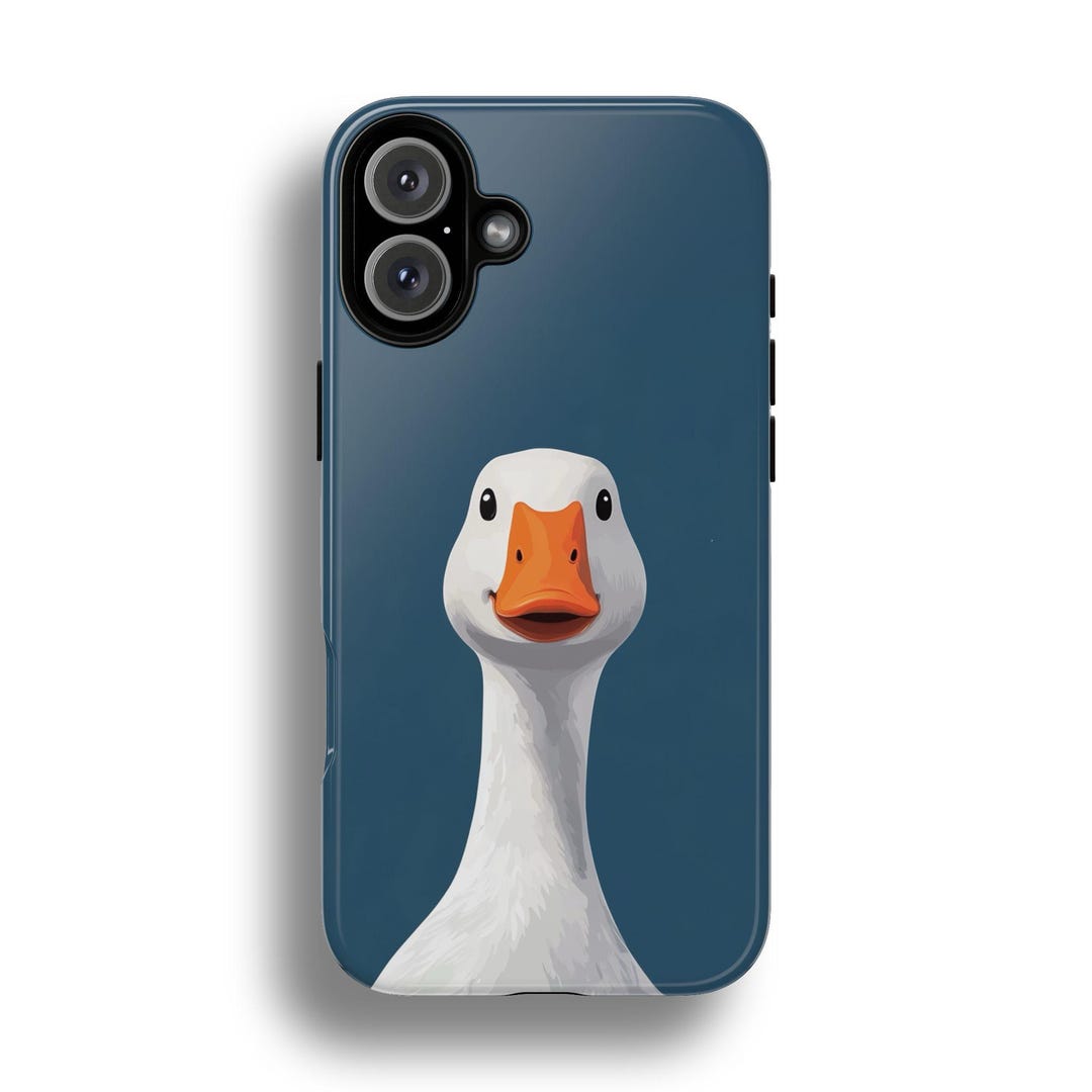 Silly Goose Phone Case, Funny Animal Design, Tough Case for iPhone ...