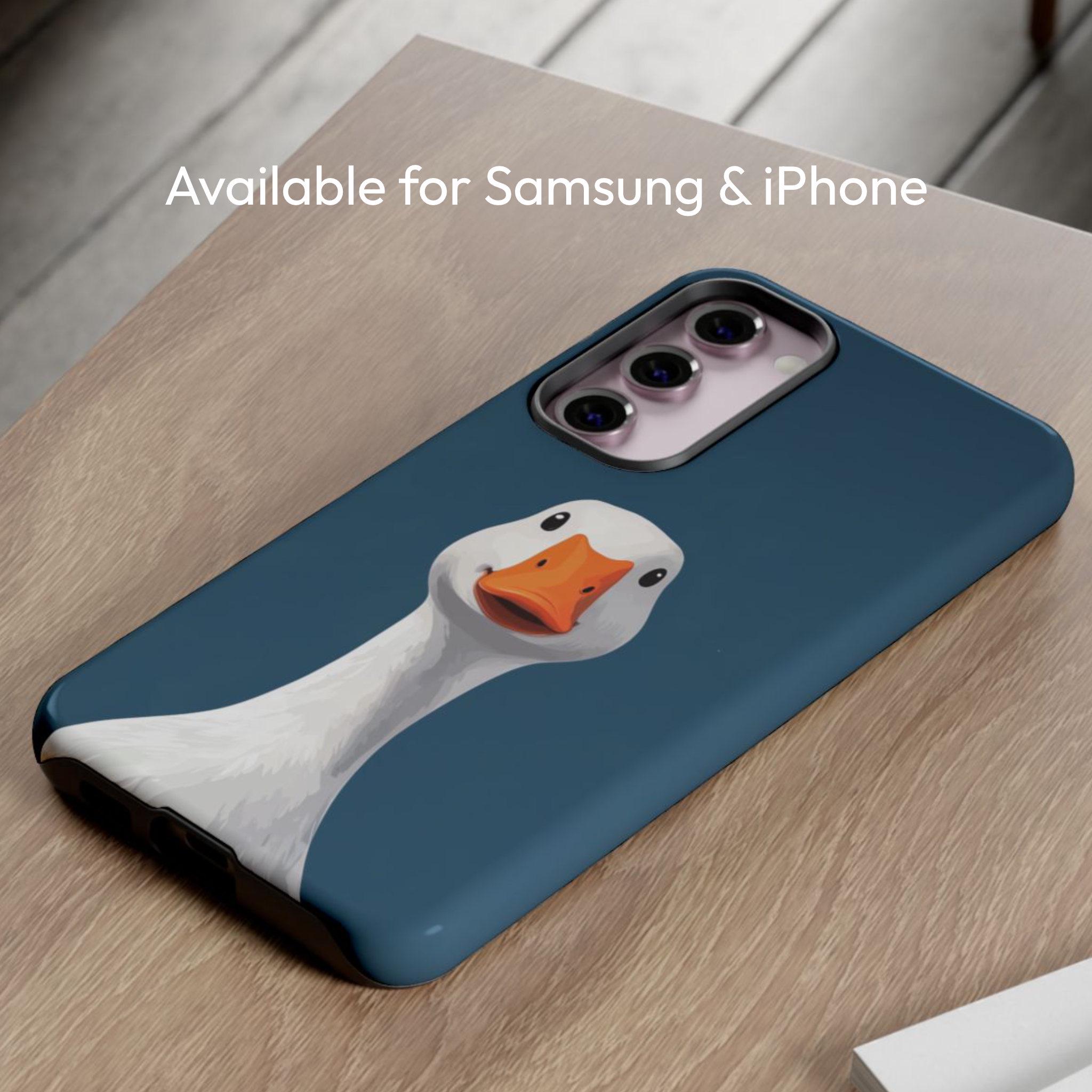 Silly Goose Phone Case, Funny Animal Design, Tough Case for iPhone ...
