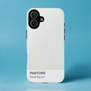 Pantone-inspirerat telefonskal, årets färg 2026 iPhoneskal, minimalistiskt neutralt Samsung-cellskal, tåligt MagSafe Slim