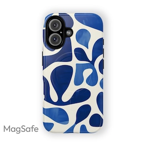 MagSafe Phone Case, premium protection iPhone 16 pro max, 16 plus, 15 pro max, 15 plus, 14 Pro Max, 16 15 14 Matisse inspired Tough case