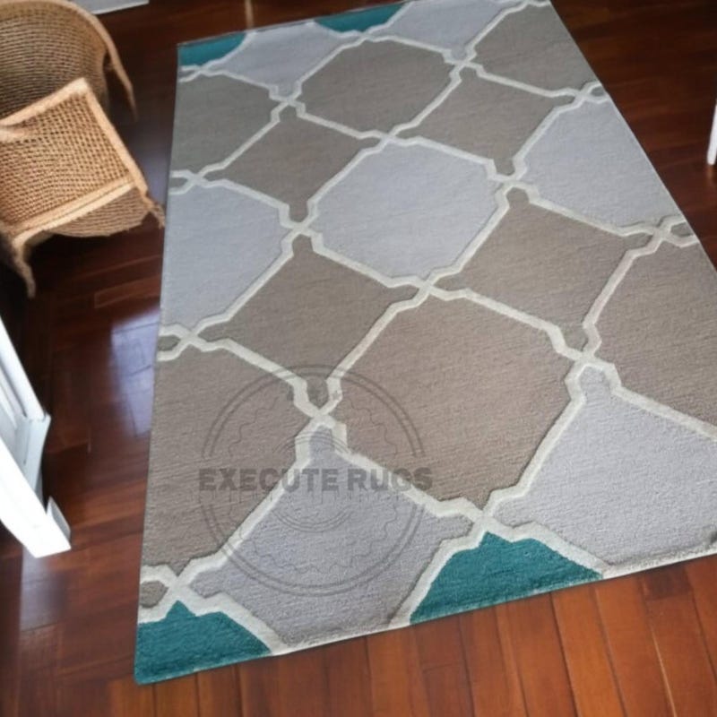 Turquoise Rug - Etsy