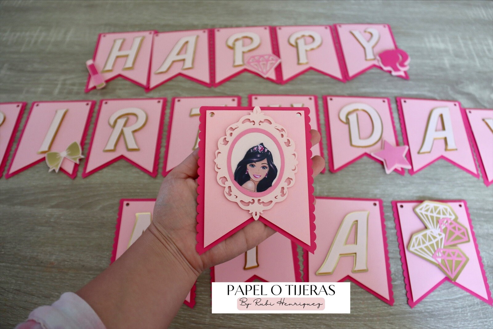 BARBIE BIRTHDAY BANNER Girly Birthday Party Pink Birthday Etsy Barbie birthday banner girly birthday party pink birthday etsy