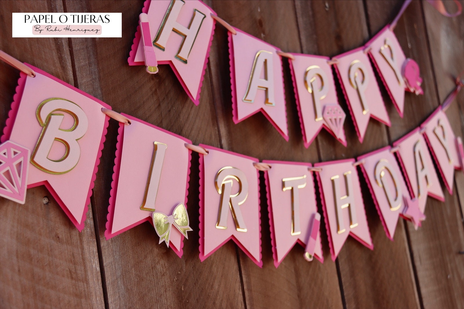 BARBIE BIRTHDAY BANNER Girly Birthday Party Pink Birthday Etsy Barbie birthday banner girly birthday party pink birthday etsy