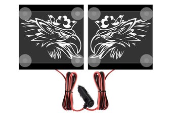 Eck-LED-Platte Scania Greif - 2x 15 x 15 cm LKW