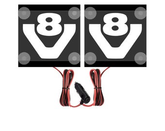 Scania V8 LED Corner Plate: 12 / 24V LKW Licht Box (2er Set)