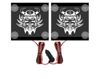 Volvo Viking LED-Eckplatte: Beleuchteter LKW-Dekor (12V, 24V)