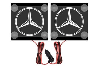 CORNER LED BOX für Mercedes - 2x 15 x 15 cm - 12V, 24V Truck Led Board Man