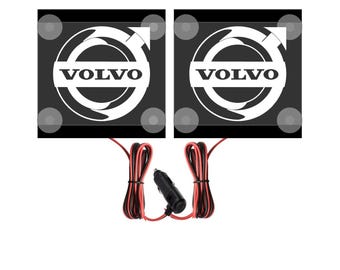 Volvo Truck Corner LED Schild: Gravierte Leuchtbox (15 x 15 cm)