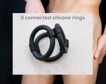 Potenciador de erección súper potente, Anillos para el pene para hombres, Anillo para el pene de silicona, Agrandamiento del pene, Anillo para el glande, Anillo para el glande de la cabeza del pene, Anillo para el pene