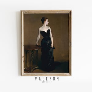 John Singer Sargent - Madame X (Madame Pierre Gautreau), 1884 | High-Resolution Digital Art Print | Instant Download | Classic Elegance #171