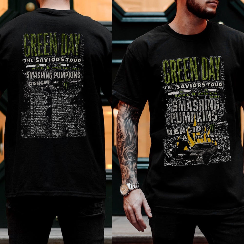 Green Day The Saviors Tour 2024 Shirt, Green Day Band Fan Shirt, Green