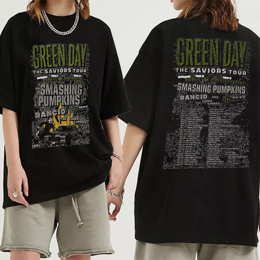 Green Day The Saviors Tour 2024 Shirt, Green Day Band Fan Shirt, Green