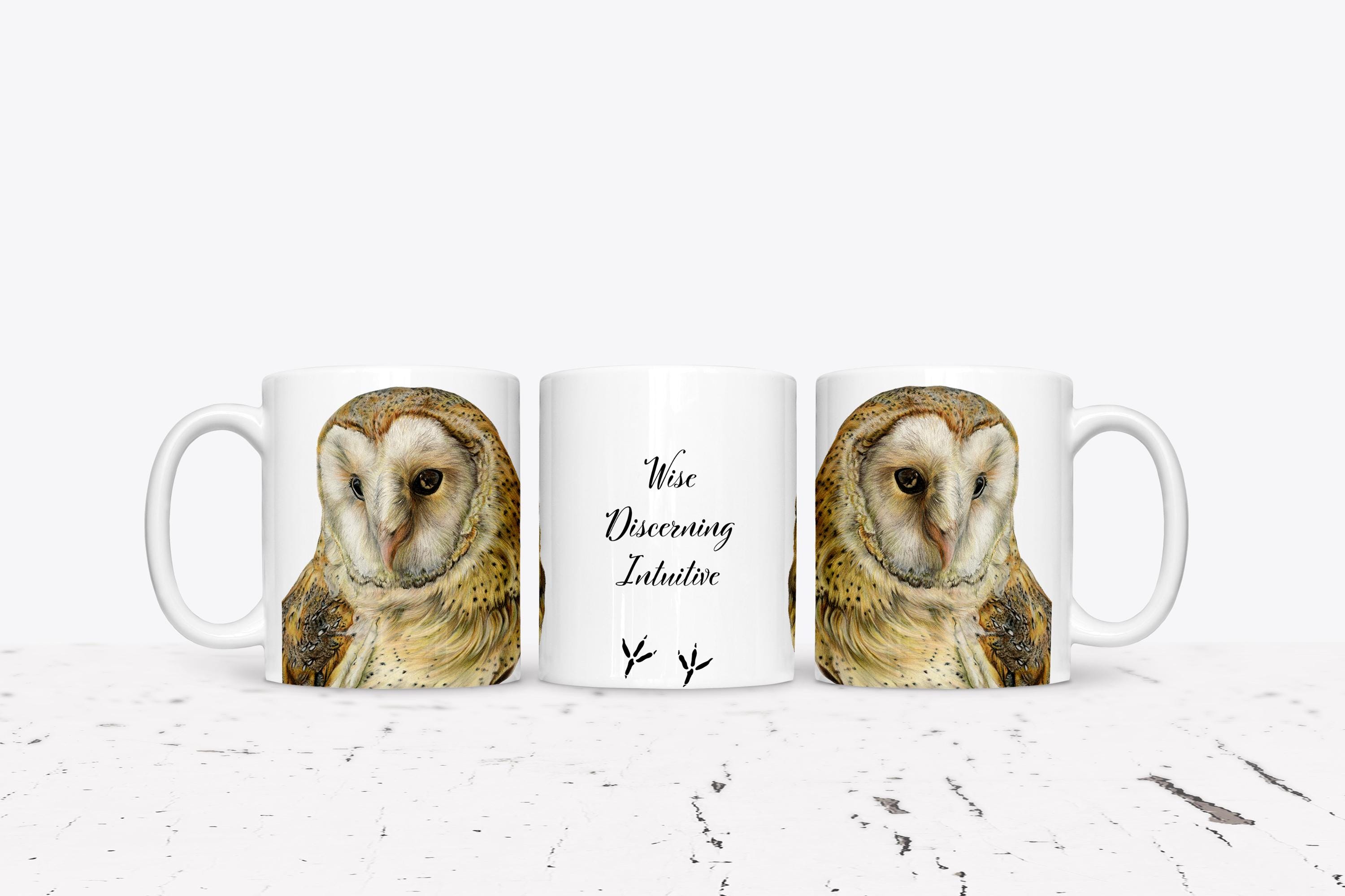 Owl mug, Bird lovers, Spirit animal, Birds, Birthday gift, spiritual gift, gifts for her, 11oz/15oz