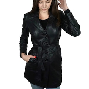 Black Leather Blazer