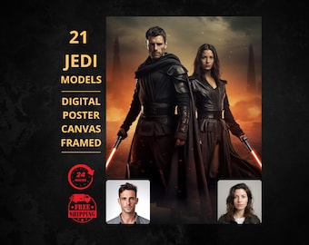 Custom Realistic Star Wars Portrait, Personalized Portraits, Custom Starwars Portrait from Photo, Custom Realistic Starwars Face Swap Avatar