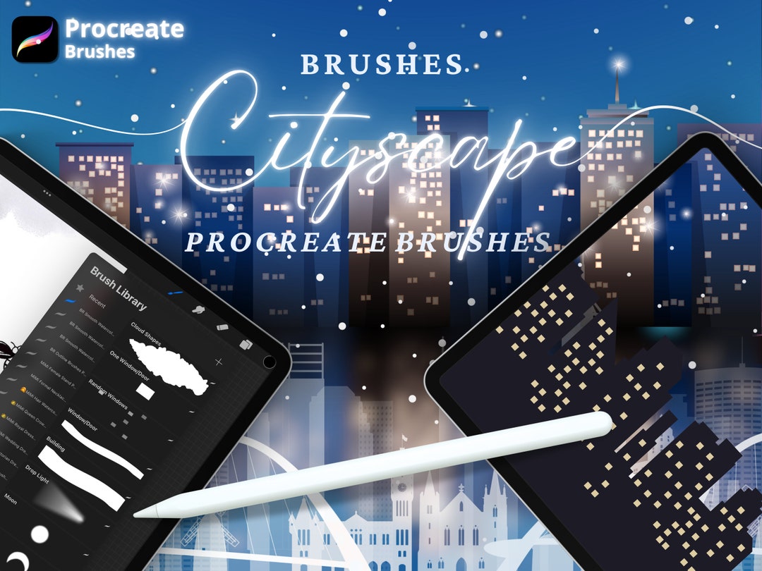 Cityscapes Procreate Brushes, Procreate Bundle - Etsy UK