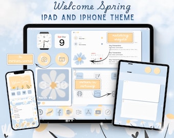 Aesthetic iPad Wallpaper Set, iPad Home Screen Kit, Minimal iPad Theme