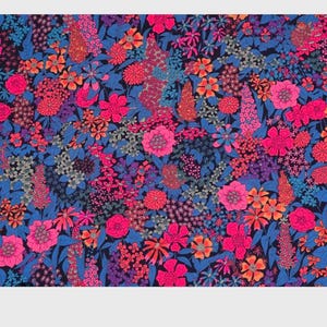 Liberty Tana Lawn Ciara Fabric – 100% Cotton | Sold by Half Metre (145cm x 50cm) | Continuous Length Cut | Floral Liberty London Print