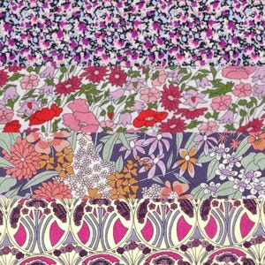 Liberty Tana Lawn Fabric Bundle Classic Purples Set