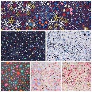 Tessuto Liberty Tana Lawn Stelle di Natale