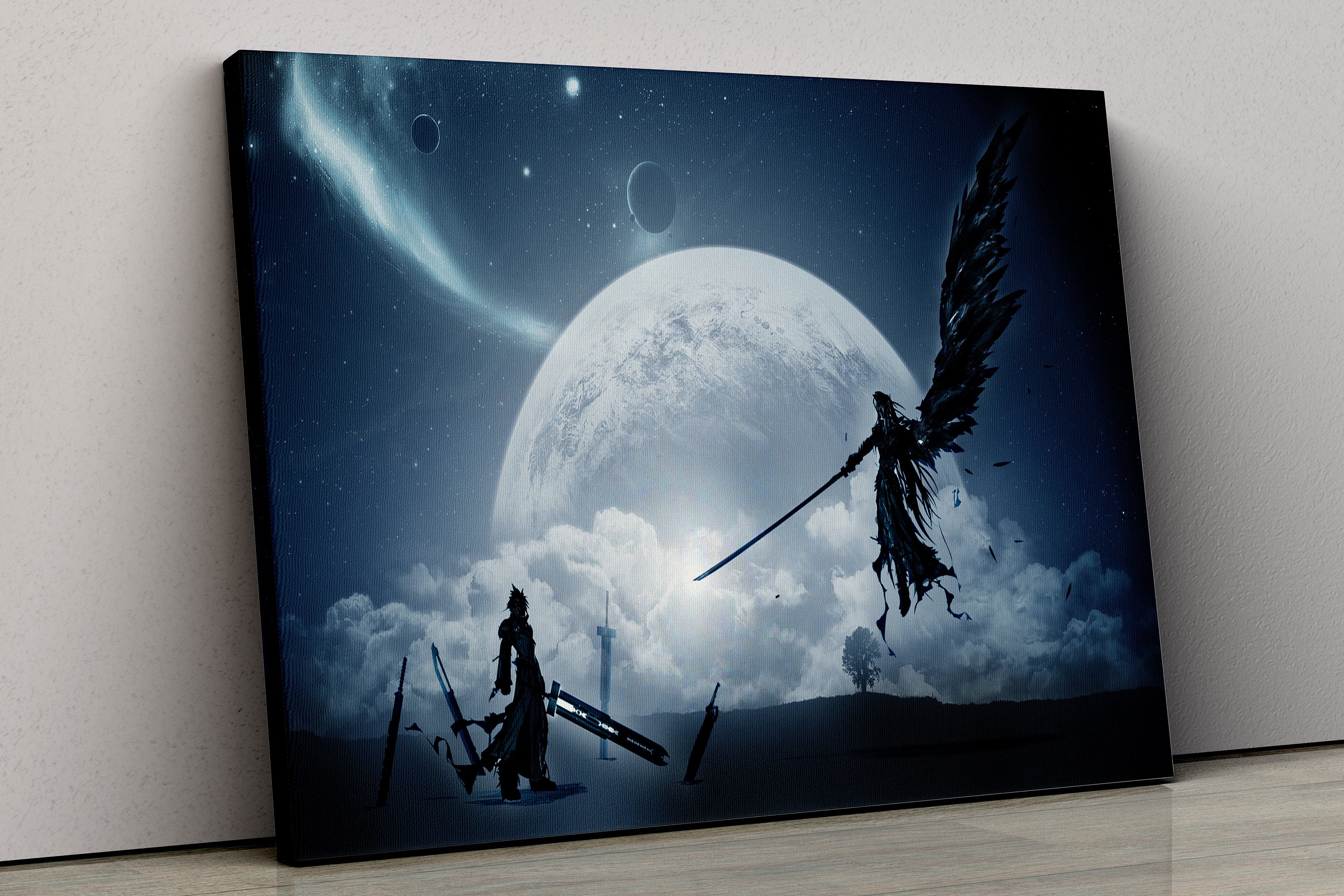 Shadowverse Flame：Seven Shadows-hen Anime Poster Canvas Poster Wall Art  Decor Print Picture Paintings for Living Room Bedroom Decoration Frame:  Frame:20x30inch(50x75cm) : : Home