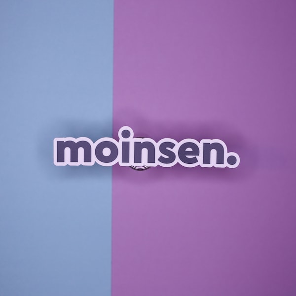 Vinyl Laptop Sticker "Moinsen"