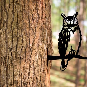 Metal owl ornament - Etsy 日本