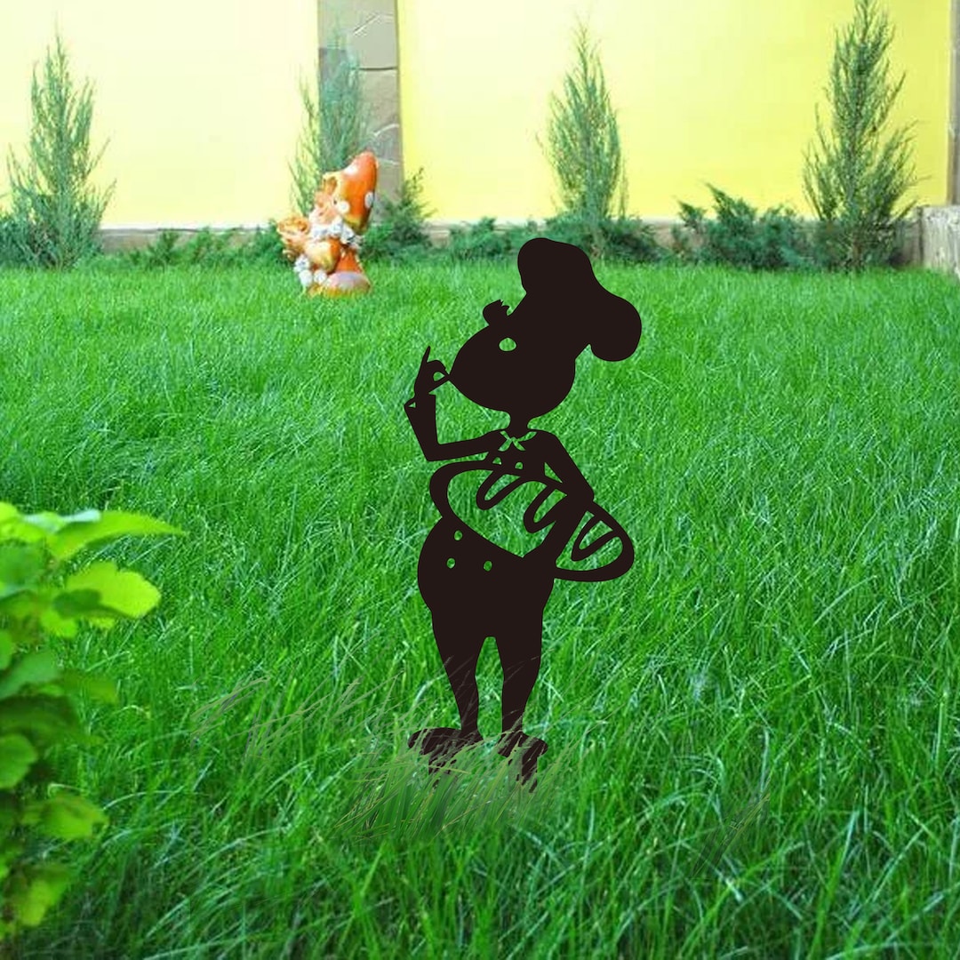 Rustic Ants and Bread Garden Stake Rusty Metal Ant Lawn Etsy