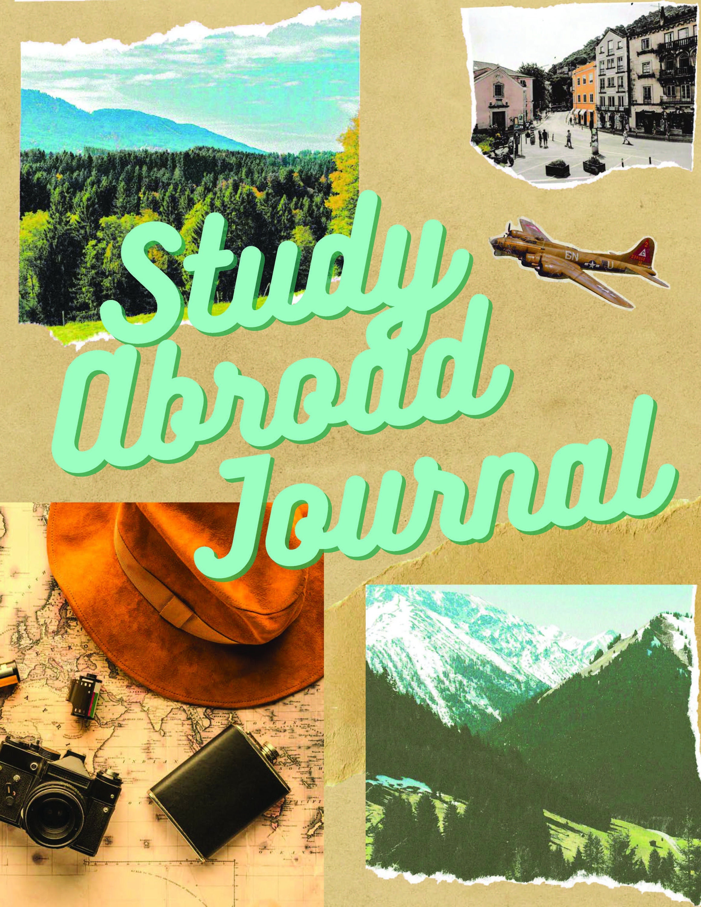 All Abroad, Foiled Travel Journal