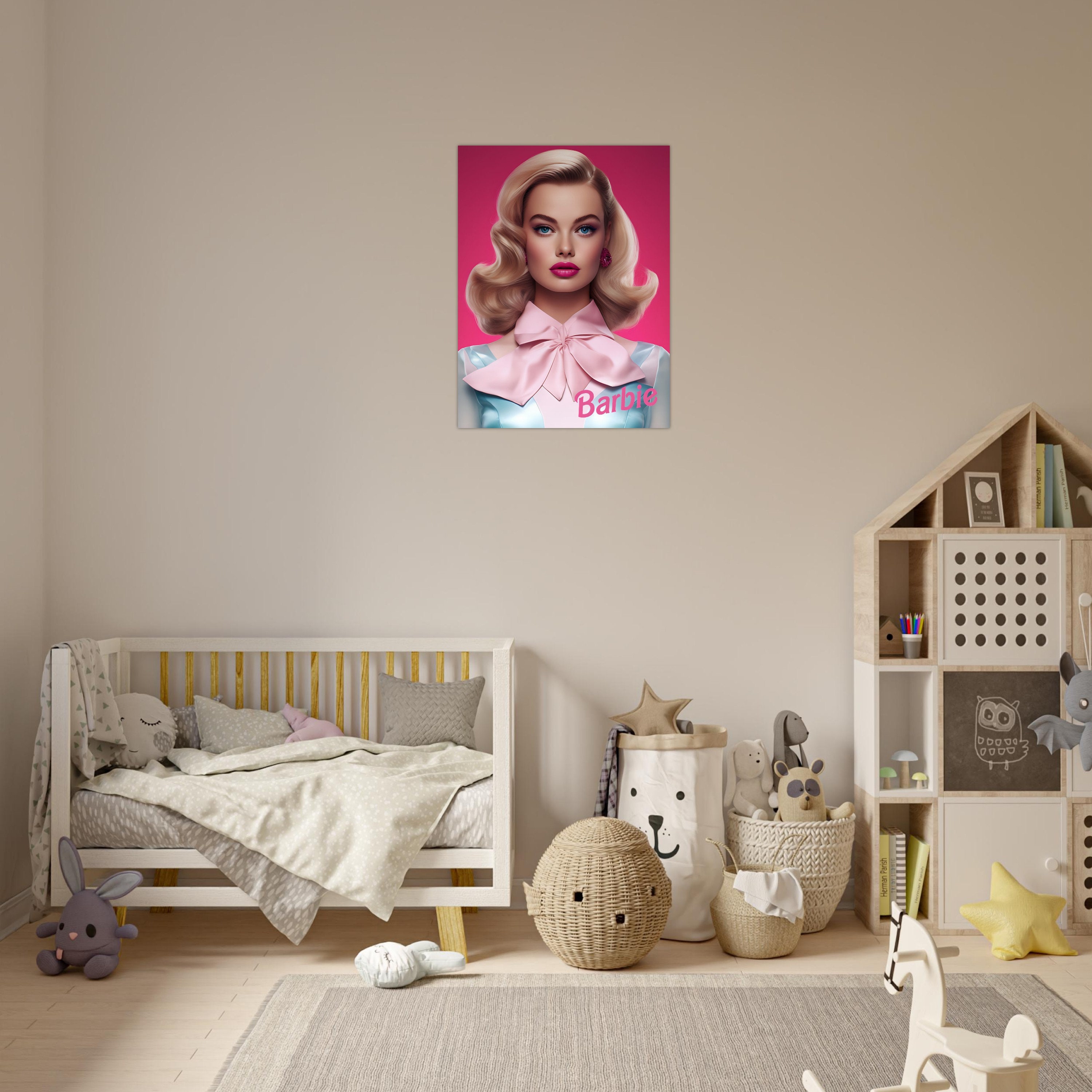 Barbie Poster Child Bedroom Wall Art Etsy Barbie Poster Child Bedroom Wall Art Etsy