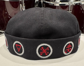 The Anarchist Skull Cap - Etsy