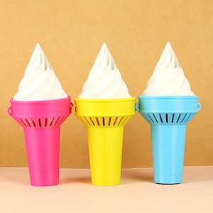 Abanico de disfraz de furry con nombre grabado personalizado, impresión 3D, abanico de helado de color personalizado, abanico de disfraz de furry para colgar en el cuello, abanico colorido con fuerte energía eólica, regalo