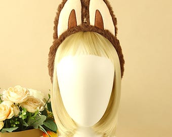 Labubu Inspired Furry Ears Cartoon Cosplay Ear Pink White Blue Brown Halloween Cosplay Ear Pet Macaron Ear Party Costume Ears Costume Ear