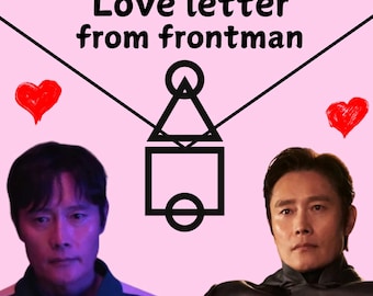 Survival Game Boss Letter | Masked Frontman Inspired Prop | K-Drama Fan Gift | Escape Room | Printable Digital Download