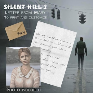 Imprimible / Carta de Mary / Inspirado en el videojuego Silent Hill 2 / Coleccionable