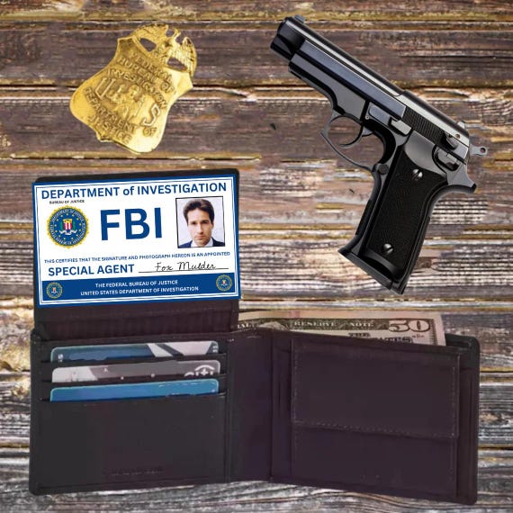 フォックス・モルダー FBI IDバッジ | X-ファイル コスプレ小道具