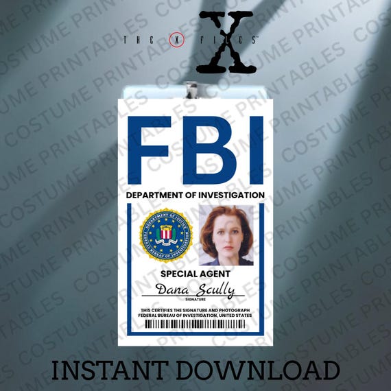 女性FBI捜査官バッジ｜X-ファイル スカリーにインスパイアされた